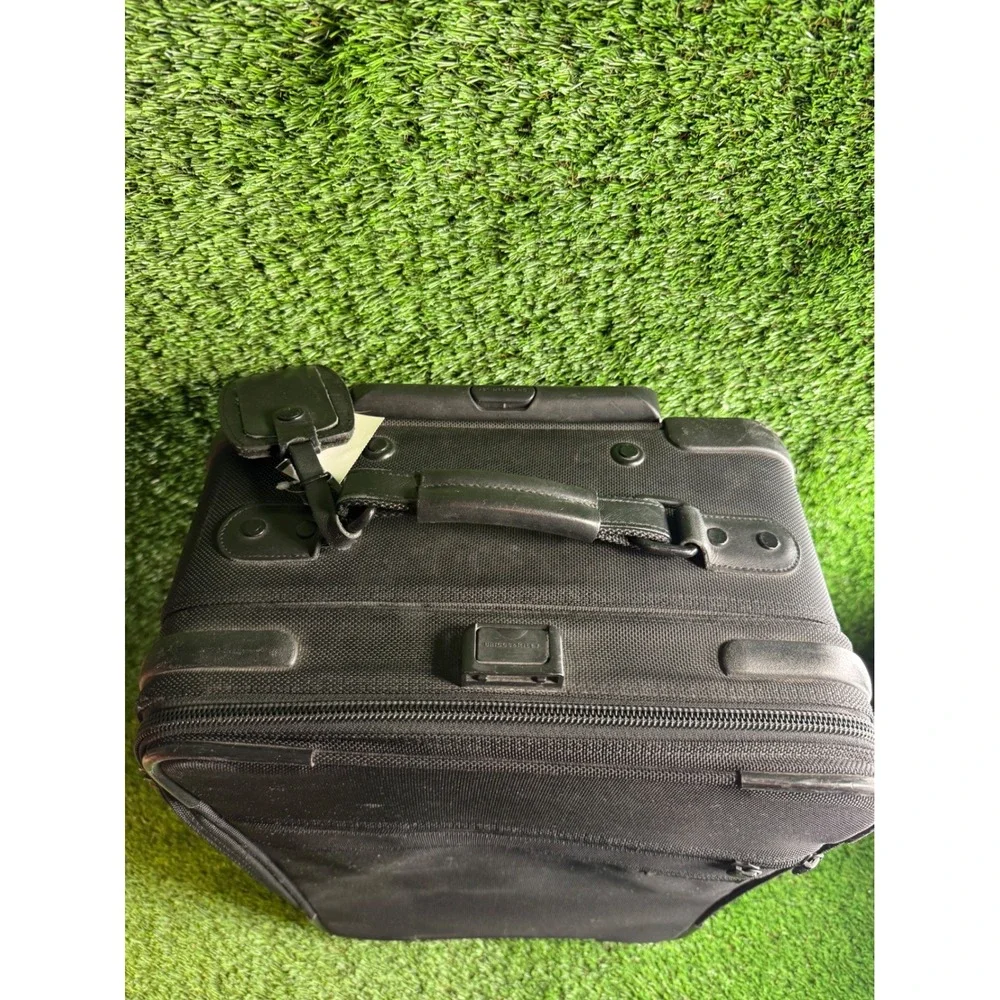 Briggs & Riley Black Ballistic Nylon Rolling Carry‎ On Luggage Outsider Handle